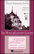 cover Three Moravian Duets SA choral sheet music cover